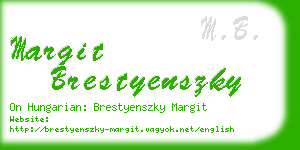 margit brestyenszky business card